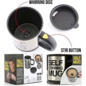 Karıştırıcı Özellikli Mikser Kupa Bardak Self Stirring Mug (K0)