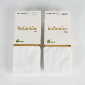 Katamino Beyza Kız Bambu Külotlu 1-5 Yaş K30205 Beyaz