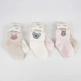 Katamino Kaola Aks. 2'li Bebek Soket Çorap K44114 Asorti