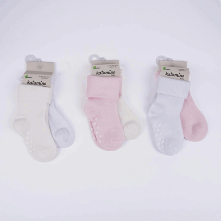 Katamino Monala Abs'li Kız Bebek Soket Çorap Asorti, Rahat ve Güvenli, Bebekler İçin