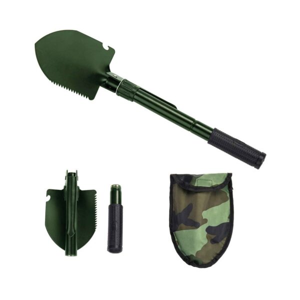 Katlanabilir Metal Kürek Seti Katlanır Kamp Küreği (K0) - Görsel 3