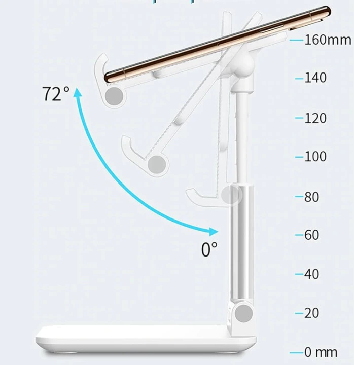 Katlanabilir Masaüstü Telefon Tutucu Stand CM-280 - Görsel 3