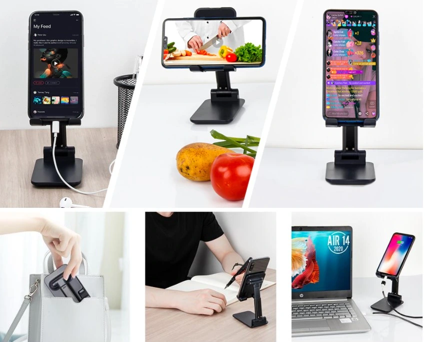 Katlanabilir Masaüstü Telefon Tutucu Stand CM-280 - Görsel 5