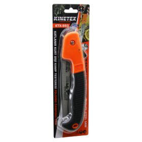 KATLANIR KURT DİŞİ  BUDAMA TESTERESİ  KİLİTLİ TESTERE:18CM - KAUÇUK KAPLAMALI PLS.SAPLI: 39CM (K0)