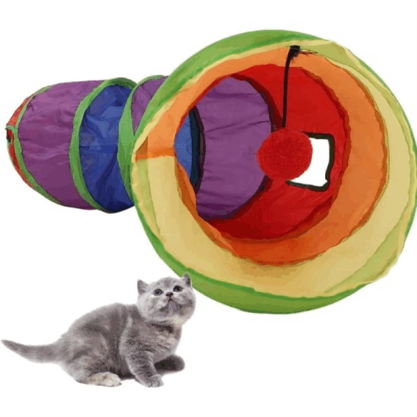 Kedi Oyun Tüneli 125 Cm - Görsel 3