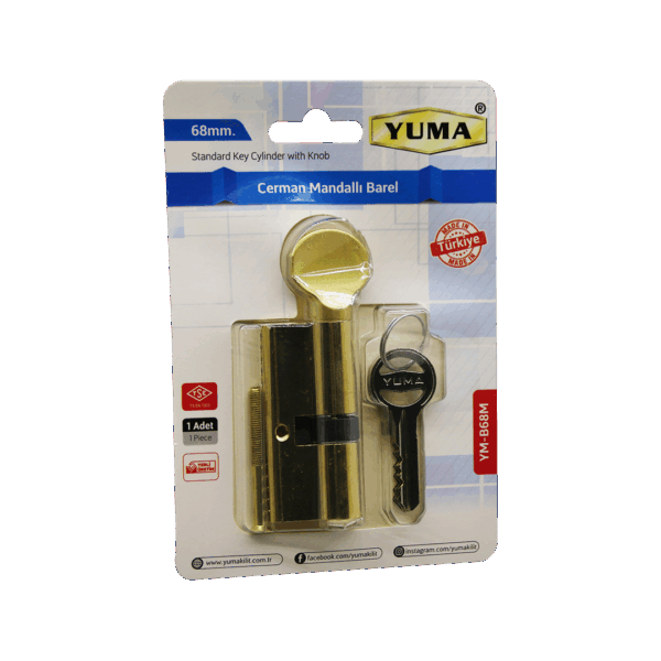 KİLİT CERMAN MANDALLI BAREL 68MM (K0)