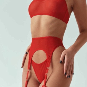 Kırmızı Jartiyer Takım