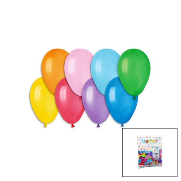 KLASİK RENKLİ BALON 7 İNÇ - 19CM - 100PCS (K0)