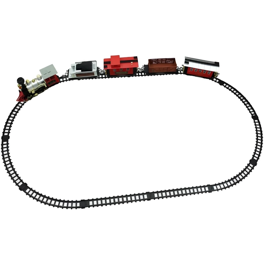 Klasik Tren Seti Sesli ve Işıklı 35 Parça - Görsel 2