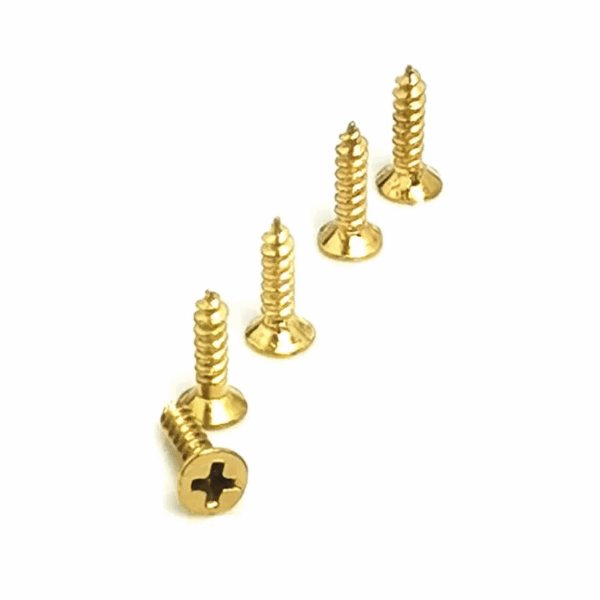 Klips, Menteşe, Ayak, Ağaç, Sunta Vidası 2,2x13 Mm - Sarı 1000 Adet - Görsel 2