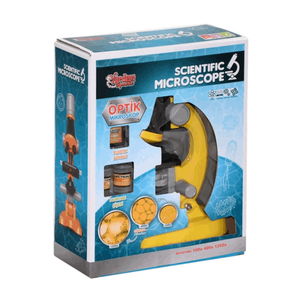 Çocuk KM-1012A-1 1013A-1 Işıklı Objektif Bilim Mikroskopu -Vardem - Görsel 2