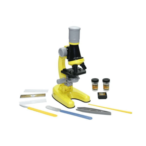 Çocuk KM-1012A-1 1013A-1 Işıklı Objektif Bilim Mikroskopu -Vardem - Görsel 4