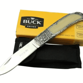 Knives Bk-009wy Kamp Çakı 23 Cm - Sedef Ampamp Metal Saplı, Kılıflı, Kutulu
