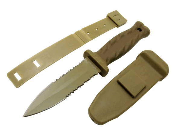 Knives S30v Haki Av Bıçağı 22cm - Testere Detaylı, Kılıflı
