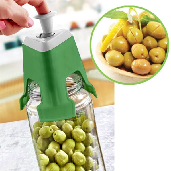 Kolay Zeytin Dilme Çizme Aparatı Pratik Kolay Zeytin Çizici Alet (K0) - Görsel 4