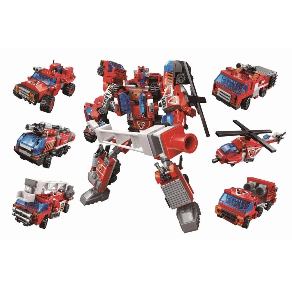 Koleksiyon Blok Araç Seti Eğitici Oyuncak Çocuklar İçin Yaratıcı Oyun - Görsel 4