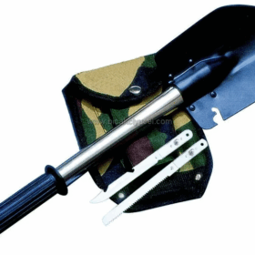 Kpx14 4 Lü Kamp Seti - Bıçak, Testere, Kürek, Balta - Kılıflı