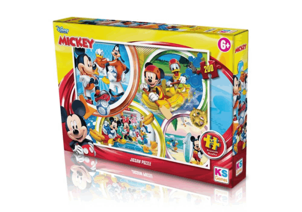 Çocuk Ks Games 200 Parça Mickey Mouse Puzzle