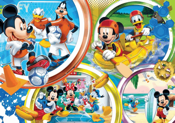 Çocuk Ks Games 200 Parça Mickey Mouse Puzzle - Görsel 2