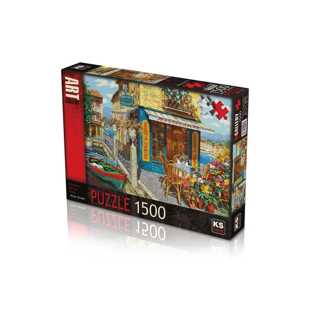 Çocuk KS Ristorante Vecchia Urbino 1500 Parça Puzzle - Görsel 3
