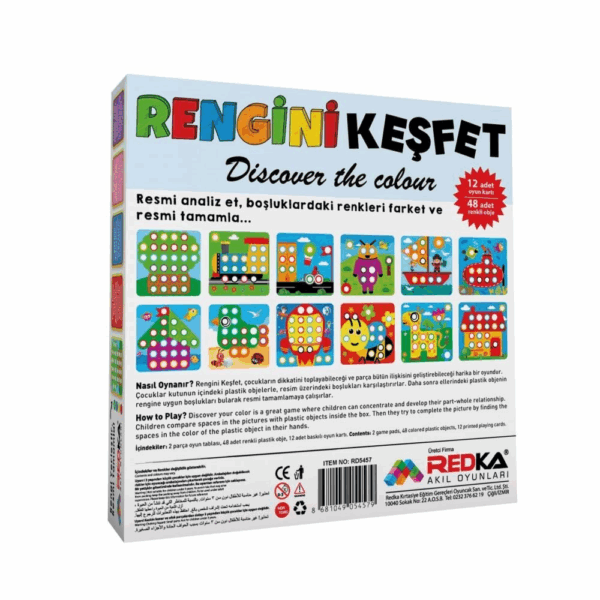 Çocuk Kumtoys Rengini Keşfet Dikkat ve Kavrama Oyunu - Görsel 5