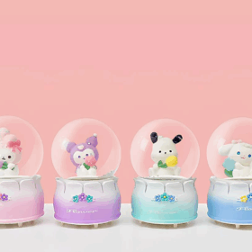 Kuromi Işıklı Kar Küresi 9 Cm Alk3398