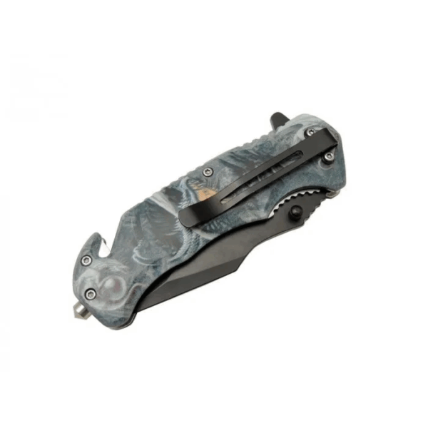 Kurtarma Çakısı 21,5 Cm Yarı Otomatik , Kemerlikli - Görsel 2