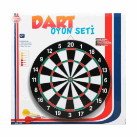 Çocuk Kutulu Çivili 41,5 Cm Dart Oyun Seti