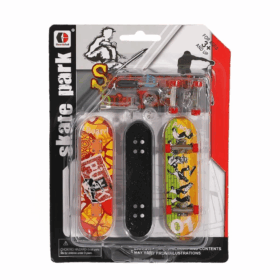 Çocuk KZL-1812B Kartela Parmak Kaykay 3'lü -Kızılkaya