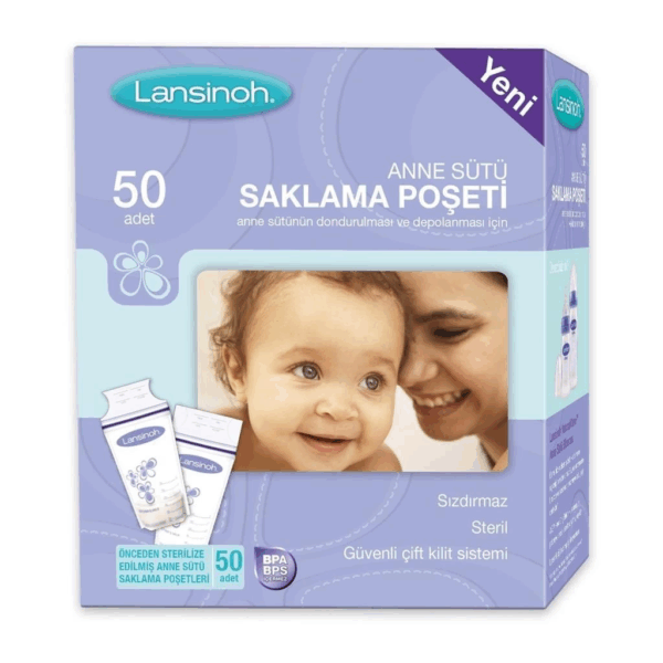 Lansinoh Anne Sütü Saklama Poşeti 50 Adet - Görsel 2