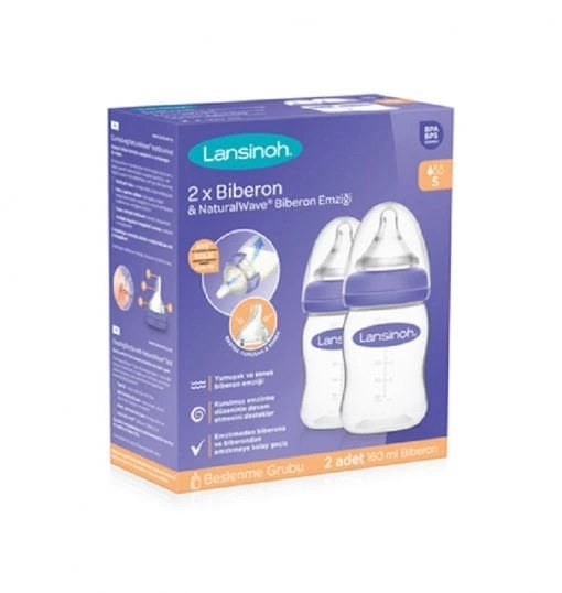 Lansinoh Natural Wawe Biberon Seti 2li 160ml - Görsel 4