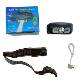 LED CHARGE HEADLAMP  USB ŞARJLI  KAFA LAMBASI FENER  OYNAR BAŞLI (K0)