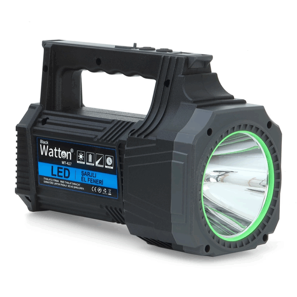Led Şarjlı El Feneri 25w  Wt-417 - Görsel 4