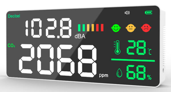 Levenhuk Wezzer Air PRO CN20 Hava Kalitesi Kirlilik Monitörü (K0)
