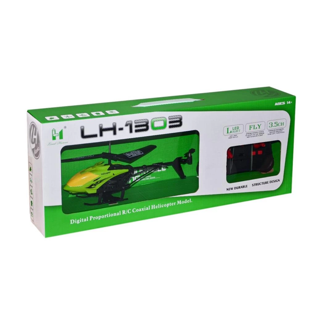 LH1303 Kumandalı Işıklı Helikopter 21 cm -Can - Görsel 2