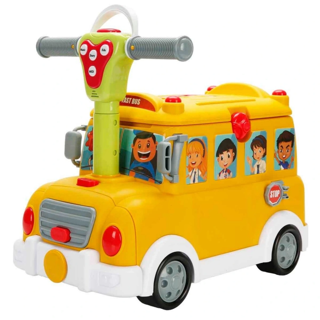 Little Chef 2in1 Sesli ve Işıklı Okul Otobüsü Dükkanı Oyun Seti 34 Parça - Görsel 2