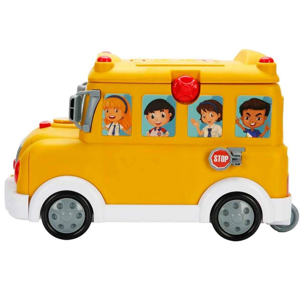 Little Chef 2in1 Sesli ve Işıklı Okul Otobüsü Dükkanı Oyun Seti 34 Parça - Görsel 5