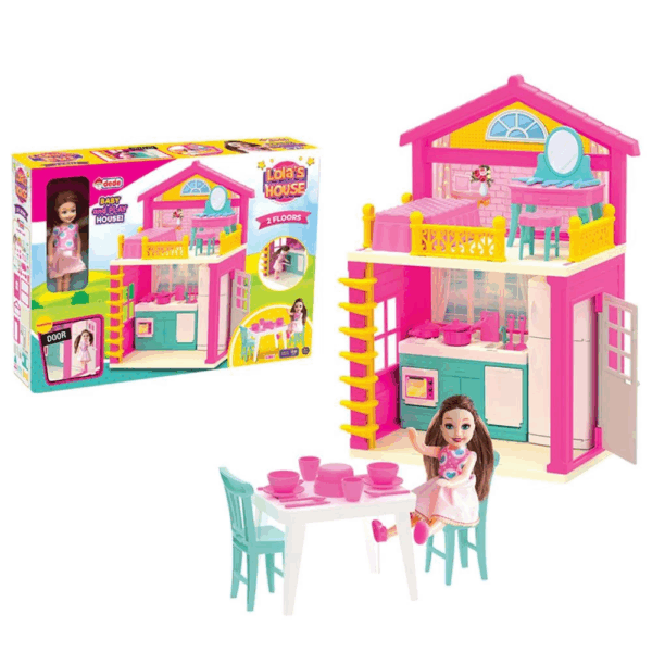 Çocuk Lola'nın 2 Katlı Evi Aktivite Oyun Seti