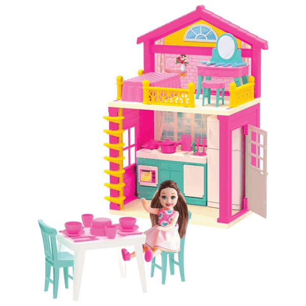 Çocuk Lola'nın 2 Katlı Evi Aktivite Oyun Seti - Görsel 3