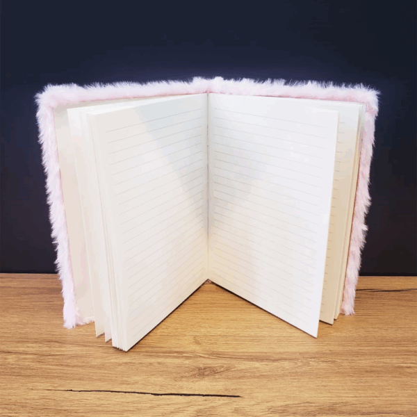 Love Tasarımlı Peluş Defter - Görsel 2