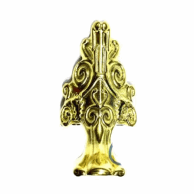 Lükens Sandık Ayağı, Kutu Ayak 4 Cm - Sarı