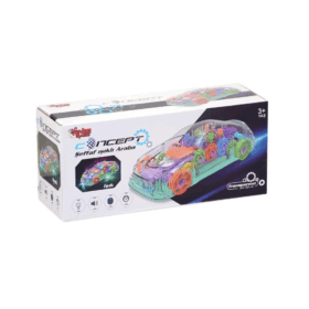 Çocuk LZH-M66107 Müzikli ve Işıklı Şeffaf Araba 20 cm -Vardem