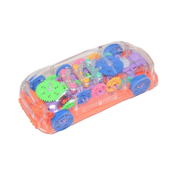 Çocuk LZH-M66107 Müzikli ve Işıklı Şeffaf Araba 20 cm -Vardem - Görsel 3