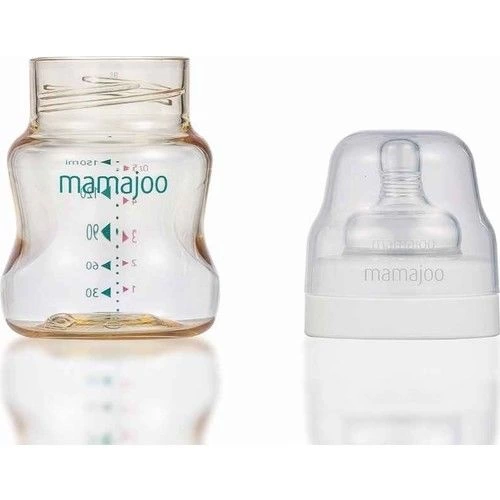 Mamajoo Gold Biberon 150ml ve Anti Kolik Biberon Emziği No1 - Görsel 4