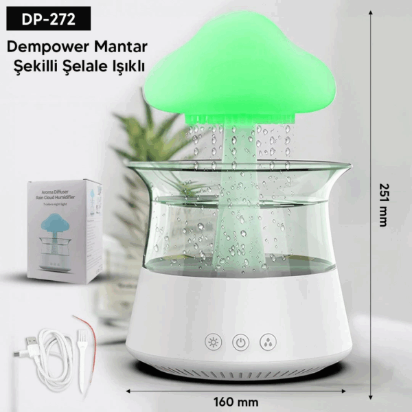 Mantar Şeklinde Şelale Işıklı - Görsel 2