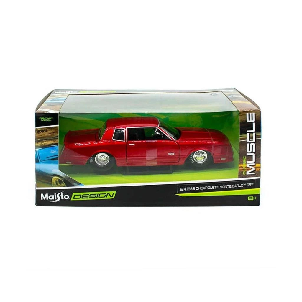 MAY 32530 1:24 1986 Chevrolet Monte Carlo SS -Necotoys - Görsel 3
