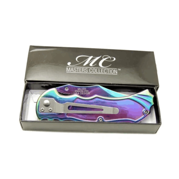 Mc S Collection 20 Cm Kamp / Outdoor Çakı  - Yarı Otomatik, Kemerlikli, Kutulu - Görsel 2