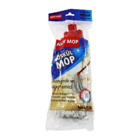 MEDIUM ÖRGÜLÜ İPLİ  PÜSKÜL PAMUK MOP (K0)