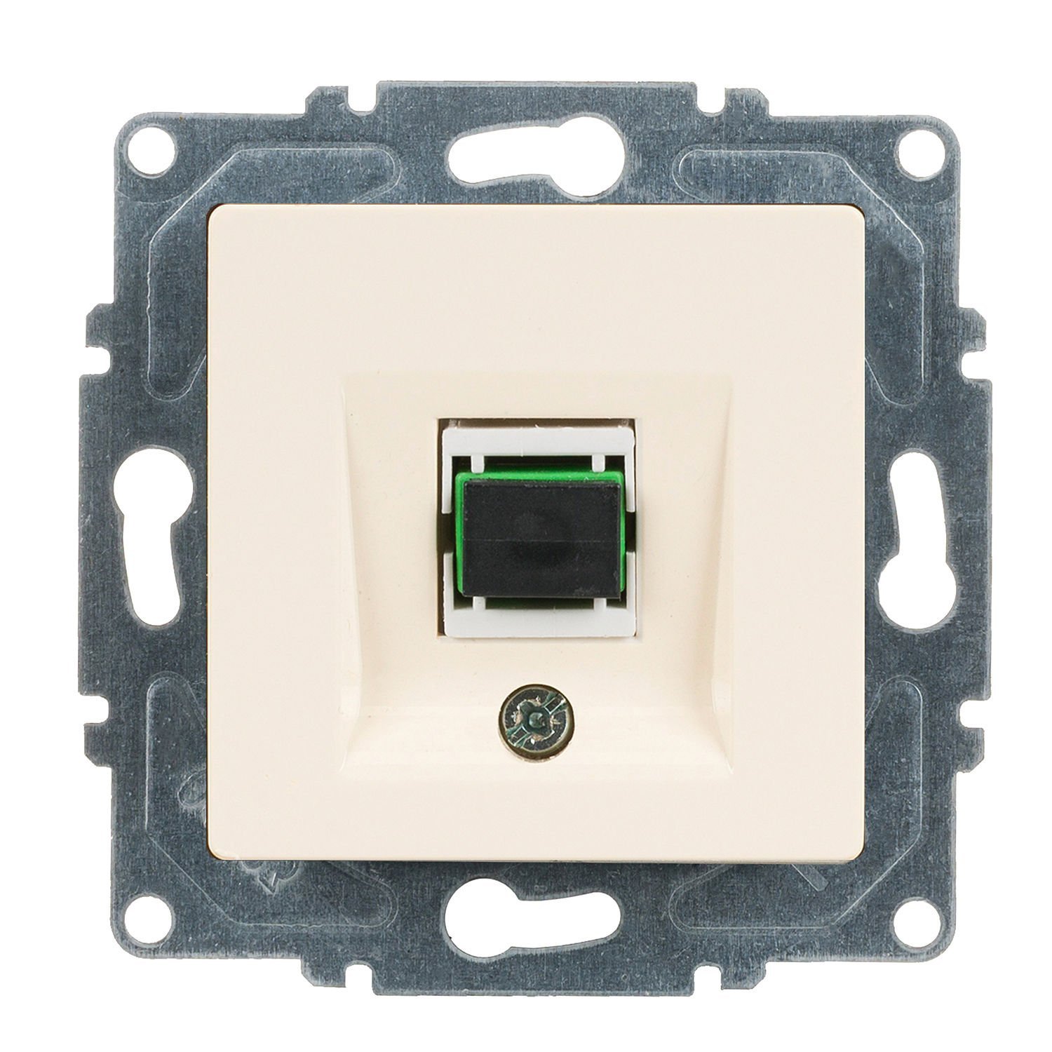 Günsan Eqona Krem Vidalı Fiber Optik Data Prizi