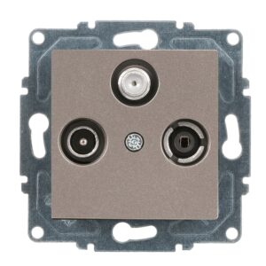 Günsan Eqona Mocha Geçişli Uydu Priz Geçişli (Sat-TV-Radyo)